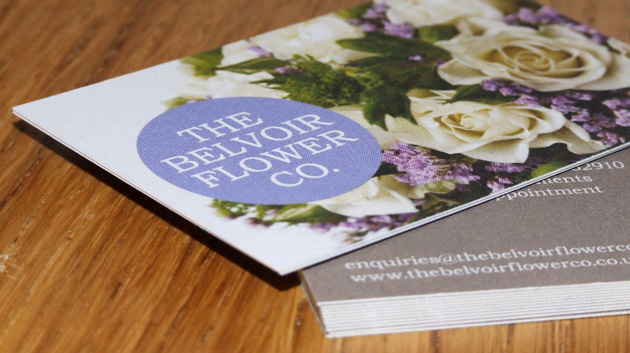 The Belvoir Flower Company business cards