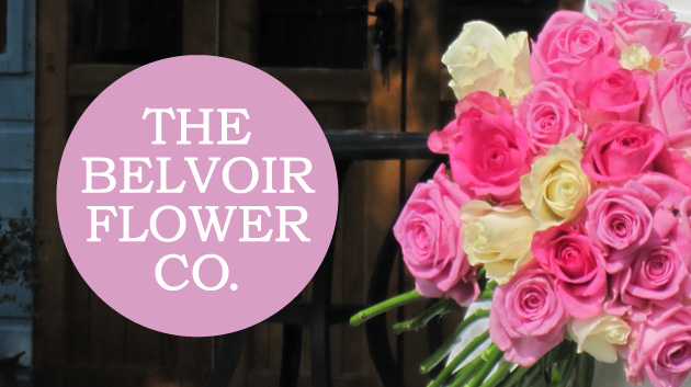 The Belvoir Flower Company branding