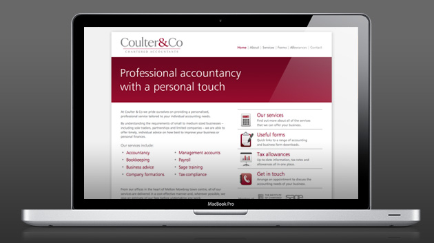 Coulter & Co Website