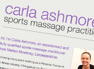 Carla Ashmore Sports Massage