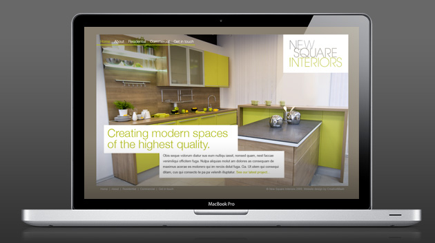 New Square Interiors Website