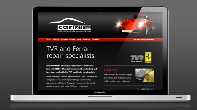 carizma.co.uk website