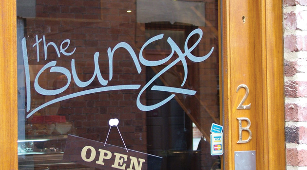 The Lounge window
